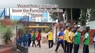 Field visit @ Police station SNBP SCHOOL STATE BOARD, MORWADI