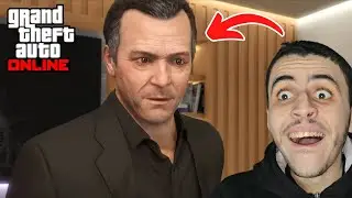 مايكل يزورنا في GTA 5 أونلاين 😱 كبر في السن 😅