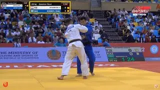 Komronshoh USTOPIRIYON &ndash; Didar KHAMZA, -90kg, Quarter Final, Asian Senior Championships 2022