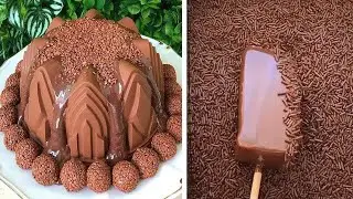Perfect Chocolate Ice Cream For Fresh Summer | Indulgent Cake Decorating Ideas | Yummy Cake