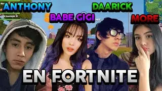 ANTHONY, BABEGIGI, DAARICK Y MORE EN FORTNITE, Y A ANTHONY LE DAN DURO POR LA ESPALDA😳EN FORTNITE XD
