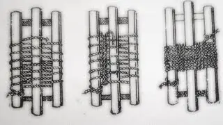 FIGURE OF EIGHT LASHING (TRIPOD/GYN)