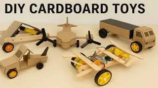 How to Make a Cardboard Toys | Easy DIY Project | School Project Easy Ideas 💡 #cardboardcraft​  🔥🔥
