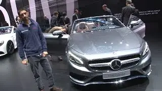 Mercedes S cabrio, C coup&eacute;, IAA concept | Salone di Francoforte 2015