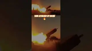 tank attacked by drone #explosion #war #army #viralvideo #youtubeshorts #instagram