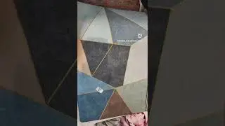 Bathroom Floor Mat Water Absorbing Mat for Quick Dry Rubber Backed Anti-Slip Rectangular Shape Floor