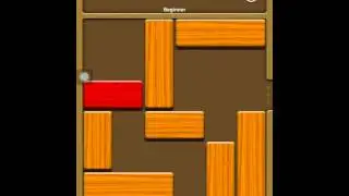 Unblock Me ( android and ios app ) Solution Beginner Level 1