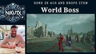 Adentus World Boss, being killed in 40 seconds and the Greatsword weapon drop in Throne and Liberty