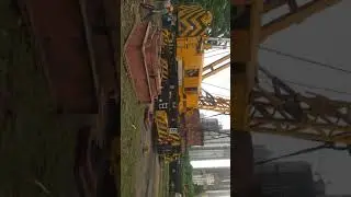 Old Model of 140T Cowans Sheldon Crane - Load Testing at Parel Workshop