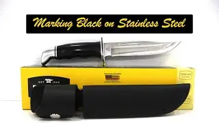 Fiber Laser Engraving:  Marking Black on Stainless Steel