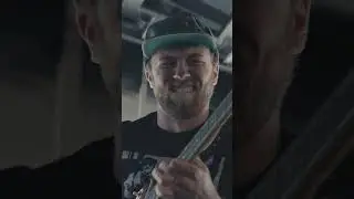 Guitar player plays blues solo as band drops out
