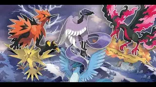 Aves Legendarias (Articuno, Zapdos y Moltres y sus formas de Galar)