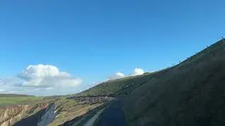 Craziest Bus Cab View in UK?- Needles Breezer - Isle of Wight (with commentary)