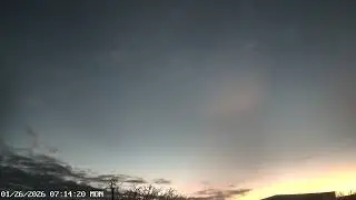 01/26/26 Sunrise - Lake Alan Henry Weather - Texas