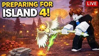 🔥 Preparing for Island 4 with Heavenly Pickaxe | THE FORGE LIVE