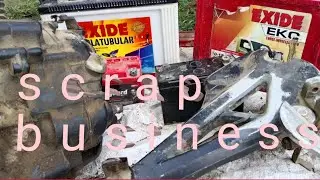 Scrap  items | Battery, Bike Wheel & aluminium मिला आज
