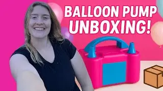 Unboxing My New Balloon Pump! | Balloon Pump Review & Setup 🎈