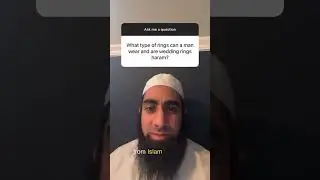 What type of rings can men wear and are wedding rings haram?