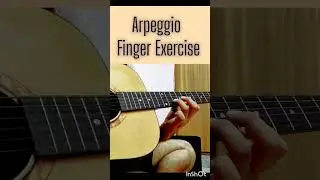 Arpeggio Finger Exercise #guitar #guitartutorial #guitarist #guitarsolo