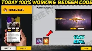 New Redeem Code Free Fire 2021 || Today Redeem Code Free Fire || Redeem Code 100% Working