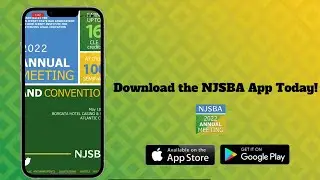 How to use NJSBA Annual Meeting App