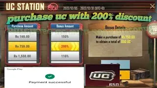 purchase uc with discount on UC station pubg mobile game
