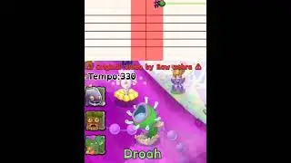 Droah (credits:RawZebra) - Crystal islet - MSM composer tutorial #mysingingmonsters #msm #viral #fyp