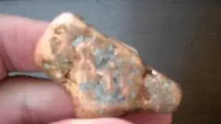 Copper nugget silver coin