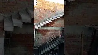 Cantilever staircase.. Floating staircase..1st floor #stairs #stairsdesign
