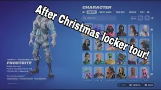 My Fortnite Locker Tour After Christmas