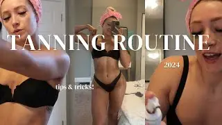 BEST SELF TANNING ROUTINE AT HOME! tips & tricks, how to