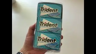 Trident Wintergreen Gum Unboxing! @TridentGumGlobal