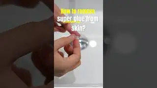 How do you remove super glue? An easy way to help you out! #remove #superglue #tips #repair#shorts