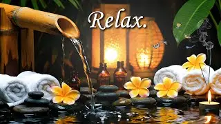 Zen Water & Spa Calm | Bamboo Fountain & Soft Candle Glow (3 Hours)
