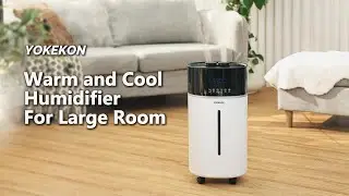 Yokekon Cool and Warm Mist Humidifier Large Room,4.76Gal/18L#yokekon