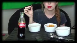 ASMR snack time *eating sounds, tapping, soft spoken rambling*