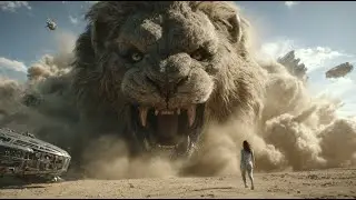 Cosmic Beings Cast a Human Child Before Their Savage Alien Lion Creature &mdash; But What Occurred Next