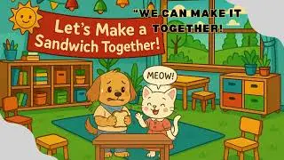 🥪 Bingo Makes a Sandwich &ndash; Bedtime Story About Cooking, Friendship & Confidence | Hi.story