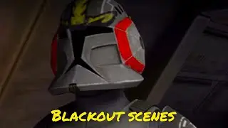 All Commander Blackout scenes - The Clone Wars
