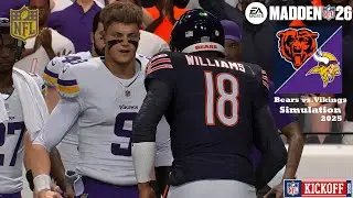 Chicago Bears vs. Minnesota Vikings WEEK 1 Simulation 53-MAN ROSTER Madden 26 2025 PS5 PRO Game Play