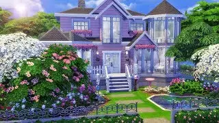 Perfectly Pink Victorian Home - The Sims 4 House Speed Build