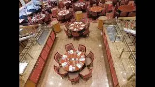 Carnival Valor Cruise Ship Main Dining Rooms, Buffet, Other Eating Areas