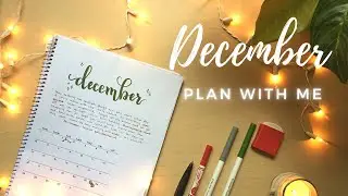 December Plan With Me | Every Month Health & Personal Growth Super Easy Bullet Journal Spreads