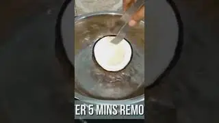 Secret method of removing Coconut Flesh from Shell | Coconut Collecting Tips | Narkel Korono #shorts