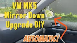 DIY/TUTORIAL: VW Jetta Rabbit GTI Mk5 MK6 Mirror Down Upgrade