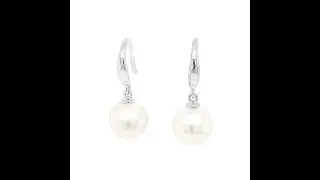 ASHA Jewelry - Round Fresh Water Pearl Drop Earrings