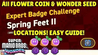 Mario Wonder | Spring Feet 2 Guide | Deep Magma Bog