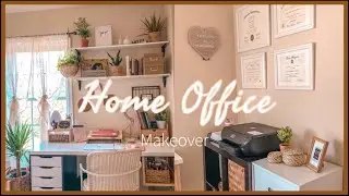 Room Series: Work From Home Office Makeover!| McNCheeseTV