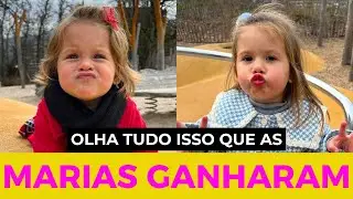 OLHA TUDO ISSO QUE AS MARIAS GANHARAM
