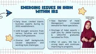 BPMHK3163 HRM IN ISLAMIC PERSPECTIVE - &ldquo;MAINTAINING ISLAMIC VALUES IN ETHICS WITHIN IBS&rdquo; (Group 9)